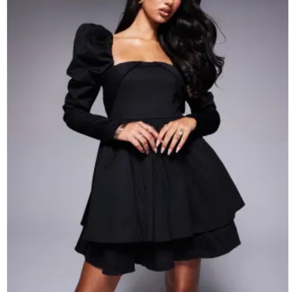 Elegant Black Mini Dress